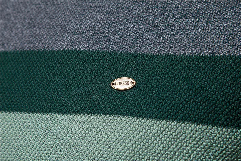 AIOPESON Spliced Cotton Sweater Men Casual O-neck High Quality Pullover Knitted Sweaters Male New Winter Brand — view 17