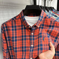 Luxury Brand Embroidery 100% Cotton Long Sleeved Shirt Men's New Shirt Men's Casual Loose Top Business Men — view 8