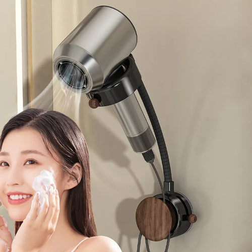 Adjustable Bathroom Wall Mount Hair Dryer Holder