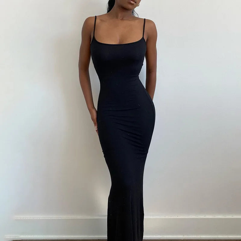 Y2K summer casual style Japanese and Korean casual women's suspender style collarless dress dress — view 9