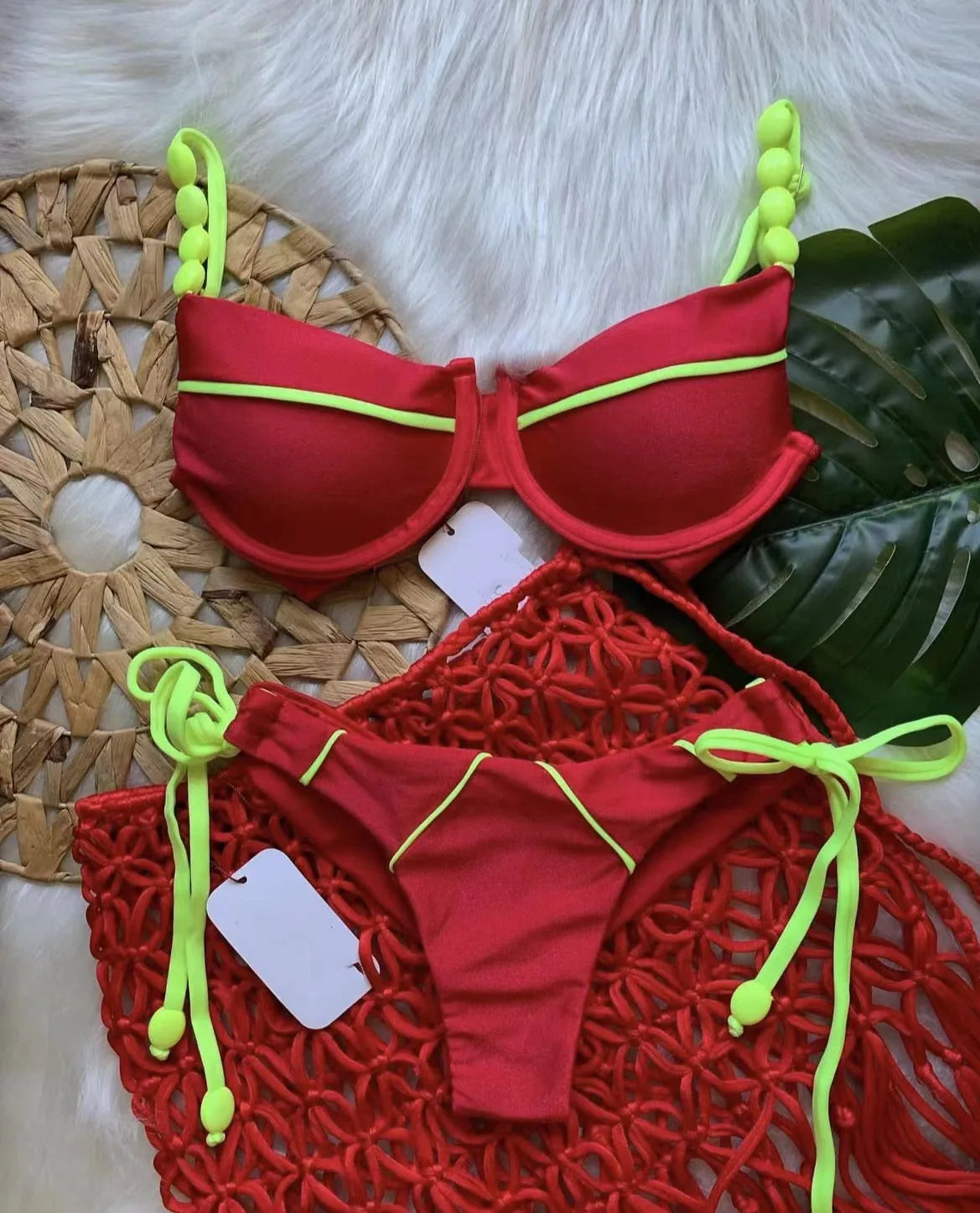 RUOTONGSEPT New Sexy Push up Bikini Set Swimsuit Women's low-waist Swimwear For Female Two Piece Beachwear 202 — view 22