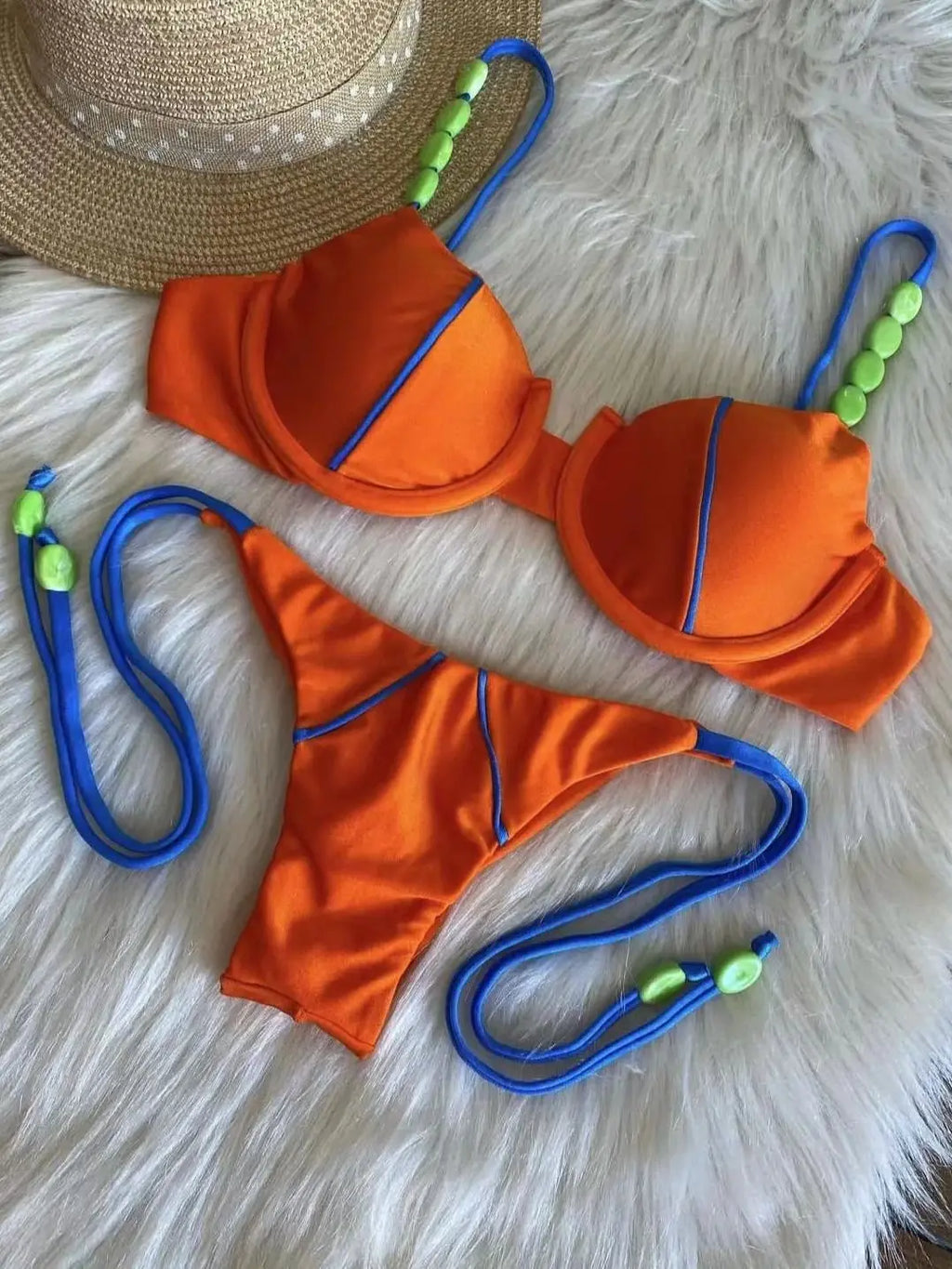 RUOTONGSEPT New Sexy Push up Bikini Set Swimsuit Women's low-waist Swimwear For Female Two Piece Beachwear 202 — view 2
