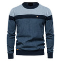 AIOPESON Spliced Cotton Sweater Men Casual O-neck High Quality Pullover Knitted Sweaters Male New Winter Brand — view 20