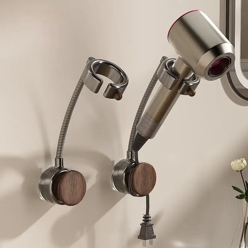 Adjustable Bathroom Wall Mount Hair Dryer Holder