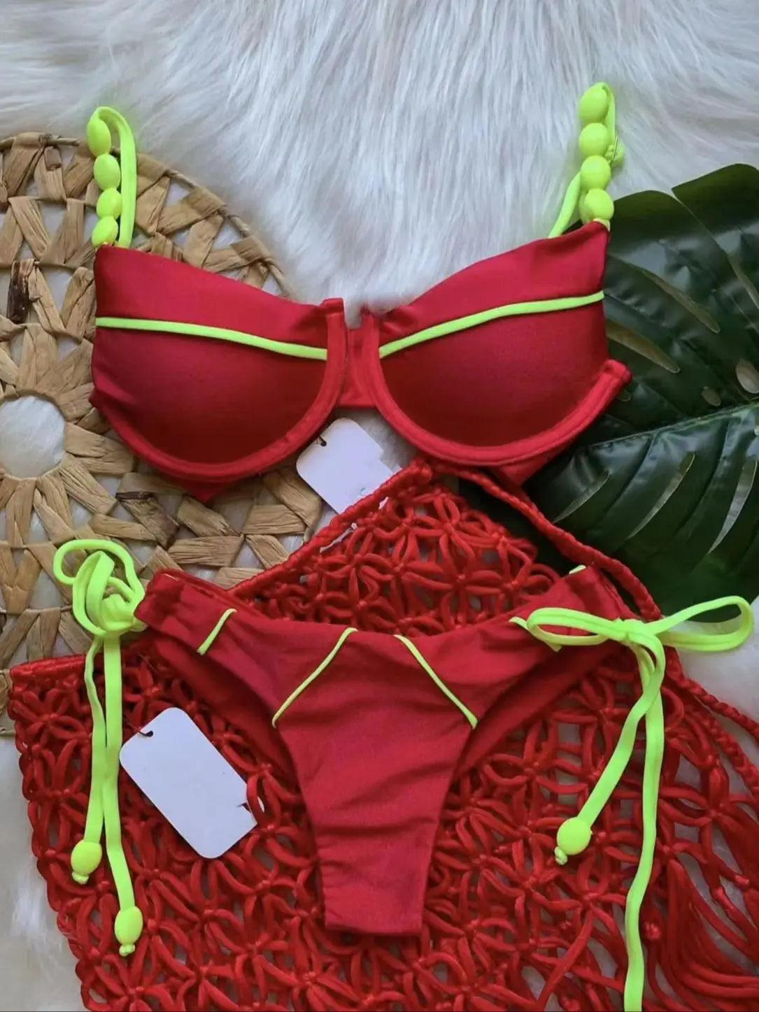 RUOTONGSEPT New Sexy Push up Bikini Set Swimsuit Women's low-waist Swimwear For Female Two Piece Beachwear 202 — view 3