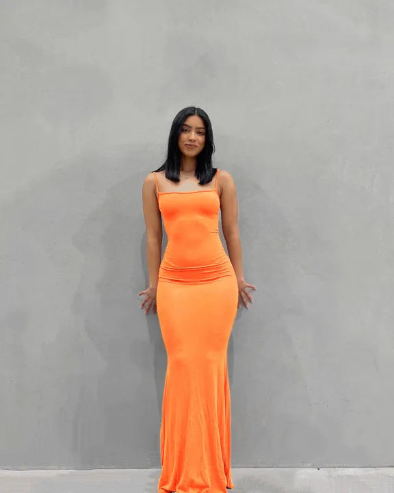 Y2K summer casual style Japanese and Korean casual women's suspender style collarless dress dress — view 25