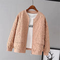 Solid Color Ladies Short Baseball Jacket 2026 New Korean Spring Casual White Jacket Top Female Cardigan Zipper — view 20