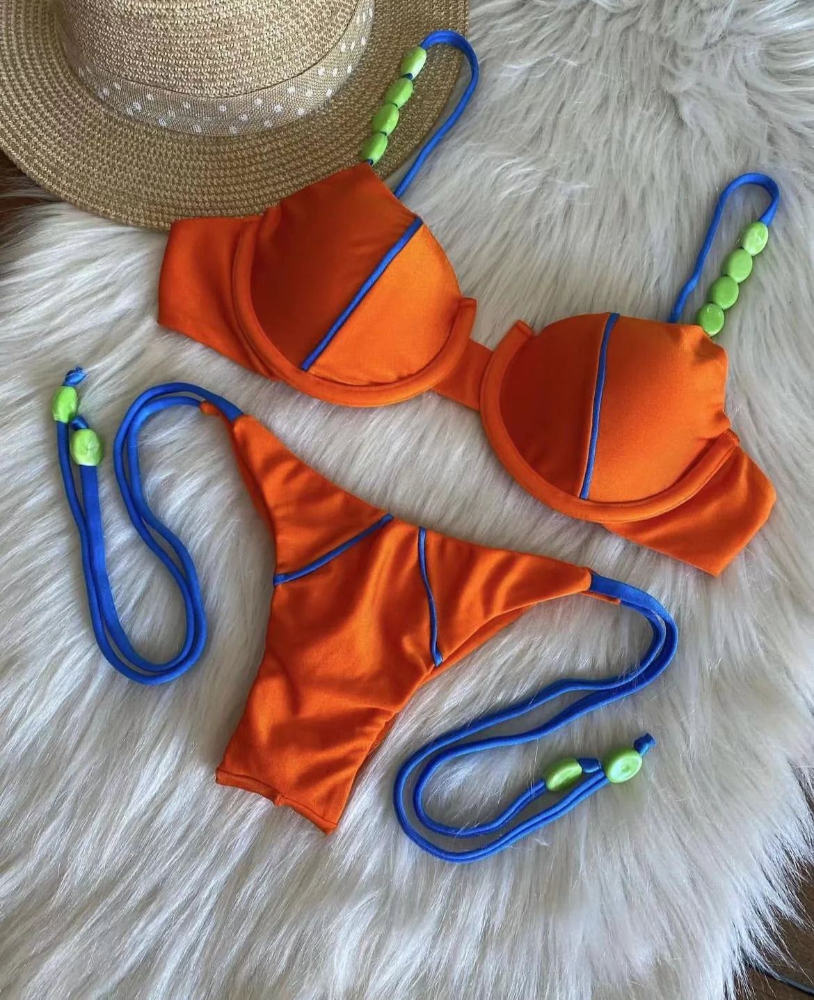 RUOTONGSEPT New Sexy Push up Bikini Set Swimsuit Women's low-waist Swimwear For Female Two Piece Beachwear 202 — view 9