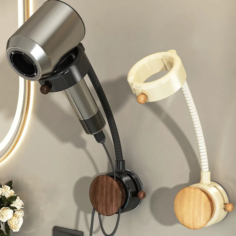 Adjustable Bathroom Wall Mount Hair Dryer Holder